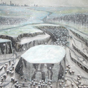 Aaron Delehanty - Quarry with snow